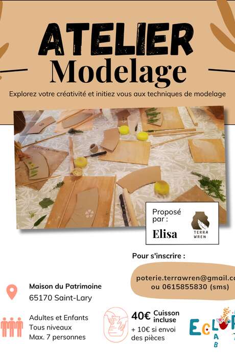 Atelier poterie - Association ArtLab Eclore