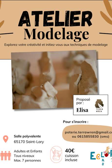 Atelier poterie - Association ArtLab Eclore