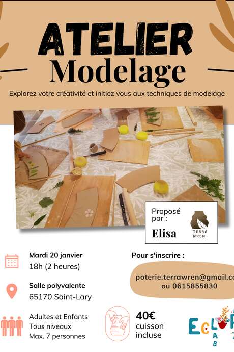 Atelier poterie - Association ArtLab Eclore