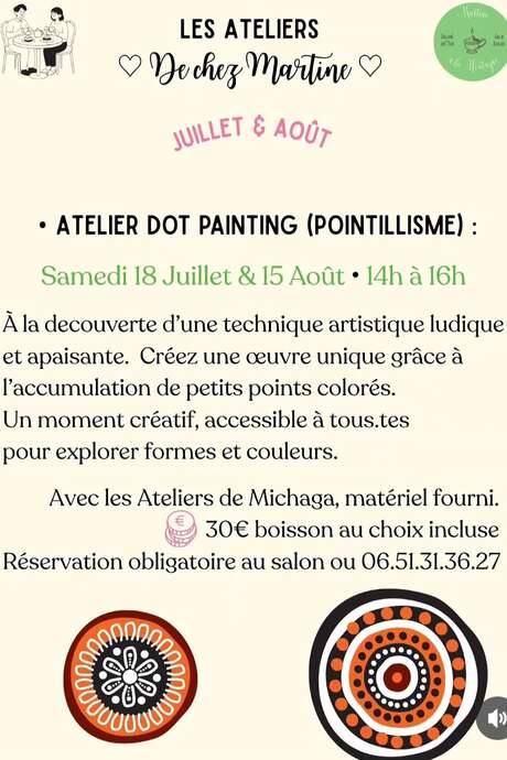 Atelier Dot Painting (pointillisme)