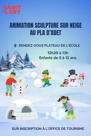 Animation Sculpture sur neige