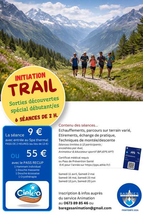 Initiation trail et détente à Cieléo