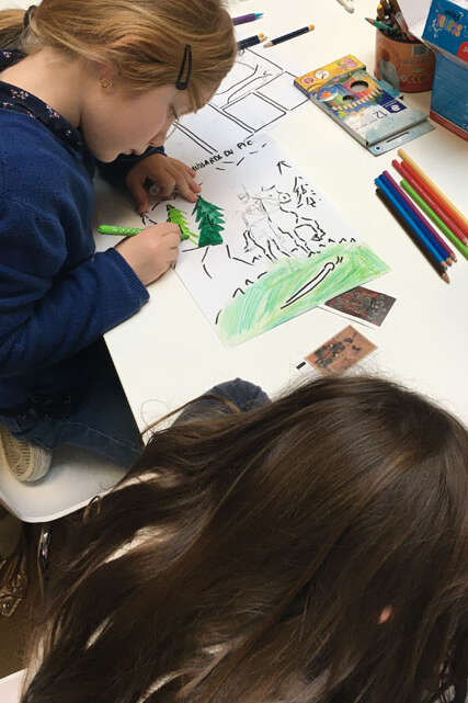 Atelier enfants "L'art du pochoir"