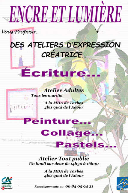Ateliers d'expression Écriture poétique