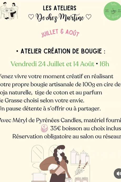 Atelier création de bougie