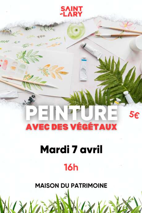 Atelier "peindre avec des végétaux"