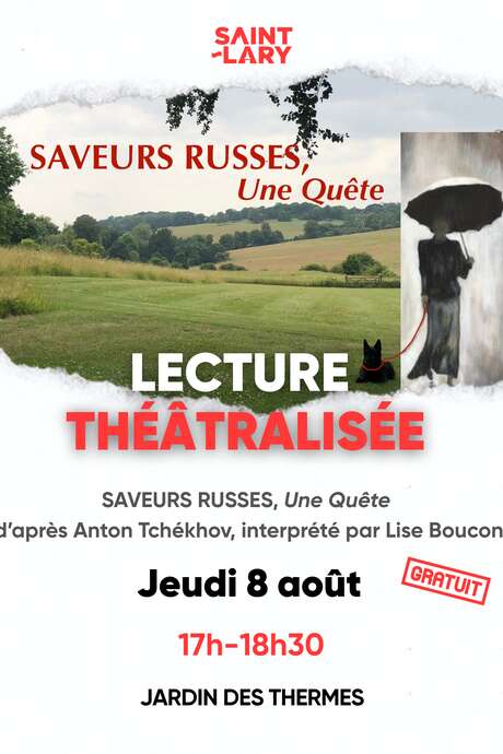 Lecture théâtralisée "SAVEURS RUSSES, Une Quête"