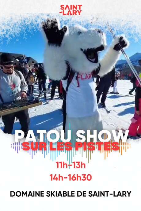 Patou fait son show sur les pistes !