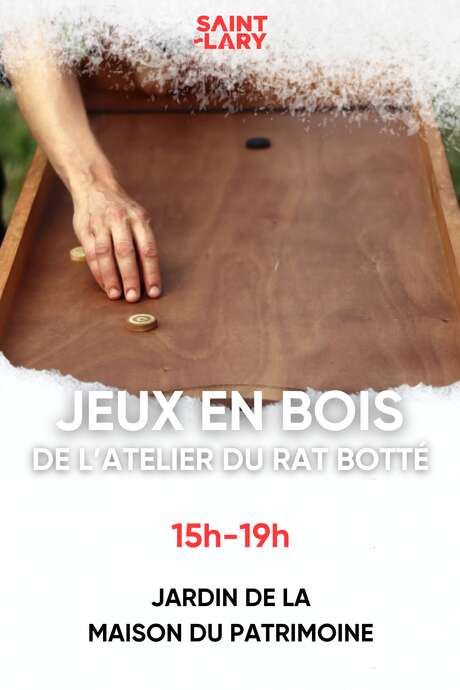 Jeux en bois géants avec L'atelier du Rat Botté