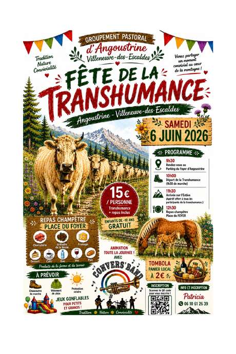 FÊTE DE LA TRANSHUMANCE - ANGOUSTRINE