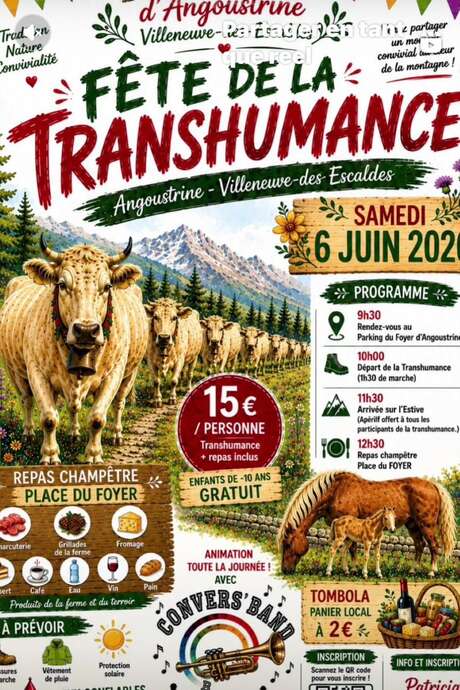 FÊTE DE LA TRANSHUMANCE - ANGOUSTRINE
