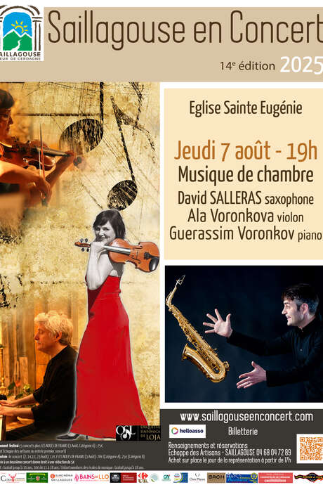 SAILLAGOUSE EN CONCERT - MUSIQUE DE CHAMBRE