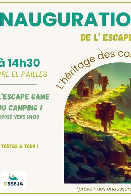 INAUGURATION ESCAPE GAME - OSSEJA