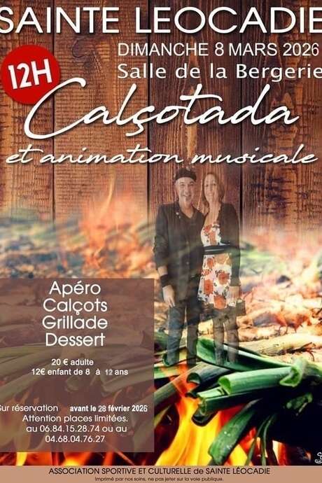 CALÇOTADA ET ANIMATION MUSICALE