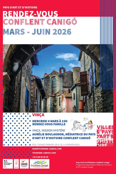 RENDEZ-VOUS PAYS D'ART ET D'HISTOIRE FAMILLES - VINÇA, MISSION MYSTÈRE