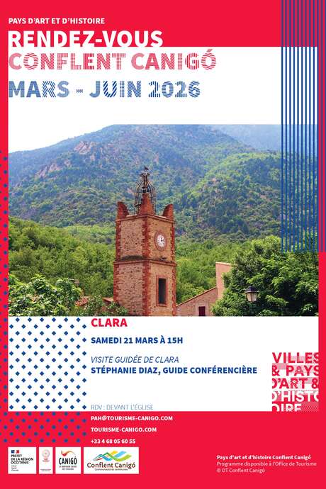 RENDEZ-VOUS PAYS D'ART ET D'HISTOIRE VISITE GUIDÉE - DÉCOUVERTE DE CLARA