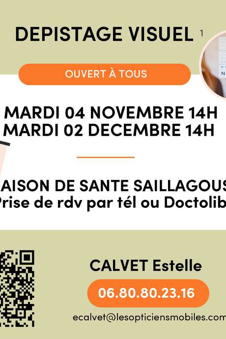 DÉPISTAGE VISUEL - SAILLAGOUSE