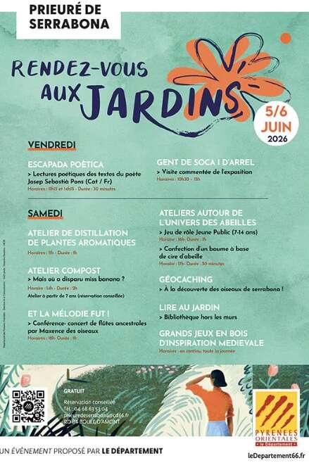 RENDEZ-VOUS AUX JARDINS AU PRIEURE DE SERRABONA