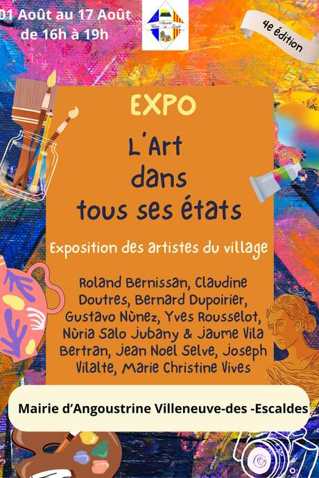 EXPO "L'ART DANS TOUS SES ÉTATS" - ANGOUSTRINE
