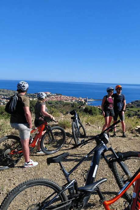 BALADE OENOTOURISTIQUE EN VTT ÉLECTRIQUE À COLLIOURE