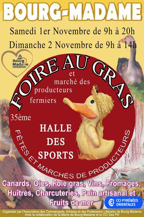 FOIRE AU GRAS ET MARCHÉ DES PRODUCTEURS FERMIERS DE BOURG-MADAME