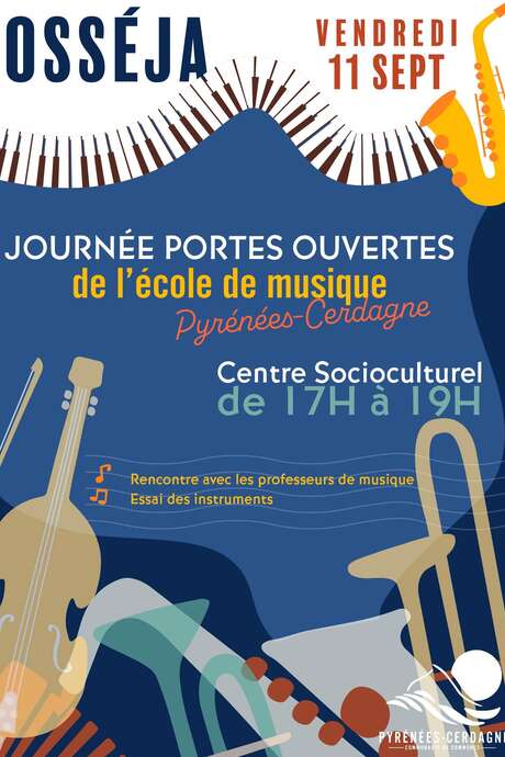 JOURNÉE PORTES OUVERTES DE L'ÉCOLE DE MUSIQUE PYRÉNÉES-CERDAGNE