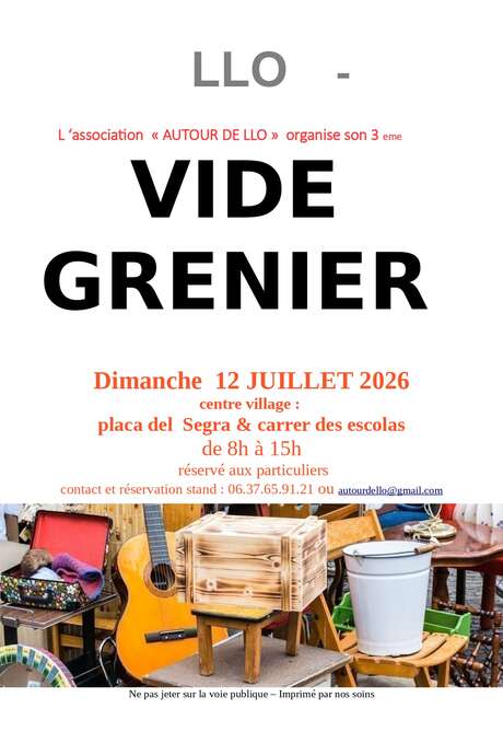 VIDE GRENIER - LLO
