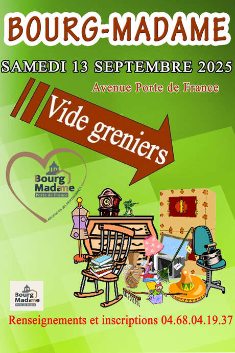 VIDE GRENIERS - BOURG MADAME