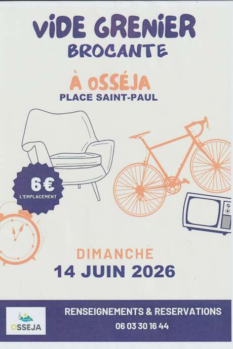 VIDE GRENIERS BROCANTE - OSSÉJA
