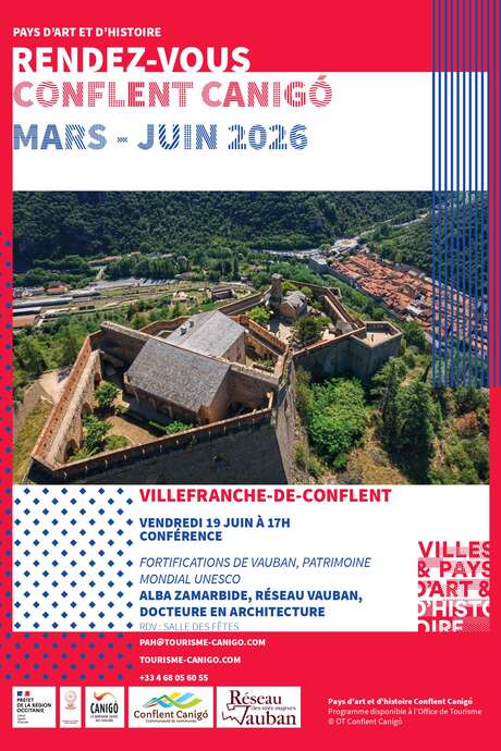 RENDEZ-VOUS PAYS D'ART ET D'HISTOIRE CONFÉRENCE - FORTIFICATIONS DE VAUBAN, PATRIMOINE MONDIAL DE L'UNESCO