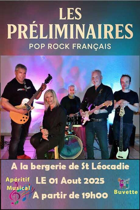 CONCERT "LES PRÉLIMINAIRES" POP ROCK FRANÇAIS