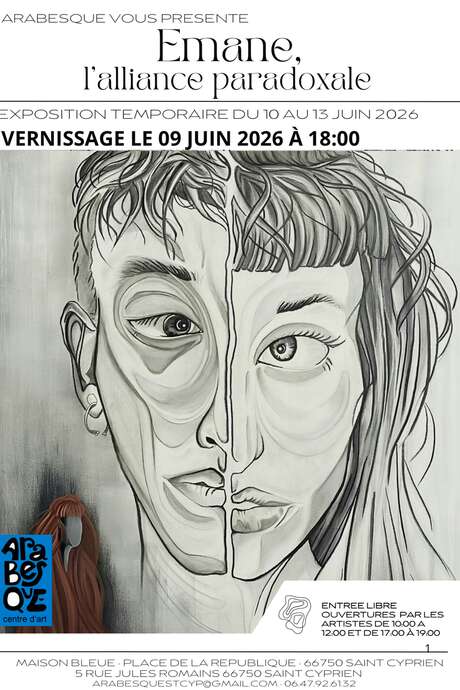 EXPOSITION "L’ALLIANCE PARADOXALE" EMANE –– CHEZ ARABESQUE