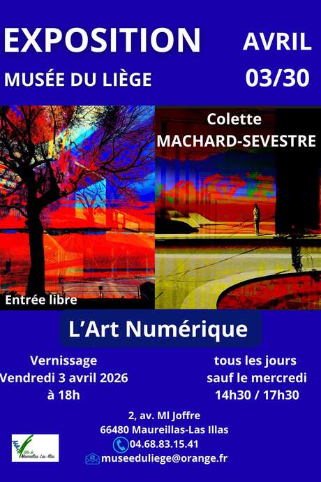EXPOSITION "L'ART NUMERIQUE" PAR COLETTE MACHARD-SEVESTRE