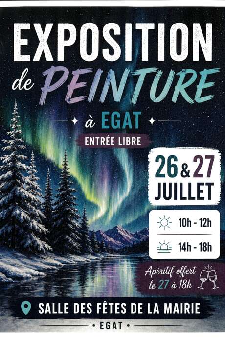 EXPOSITION DE PEINTURE - EGAT