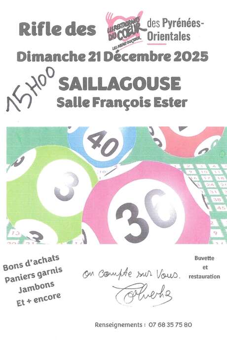 RIFLE AU PROFIT DES RESTOS DU COEUR