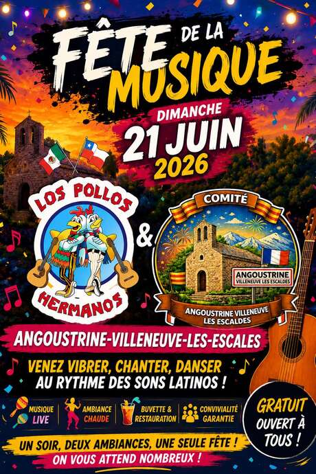 FÊTE DE LA MUSIQUE - ANGOUSTRINE