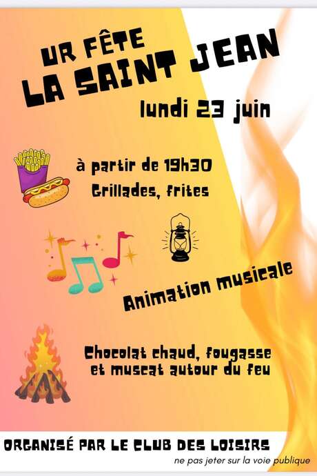 FÊTE DE LA SAINT- JEAN - UR