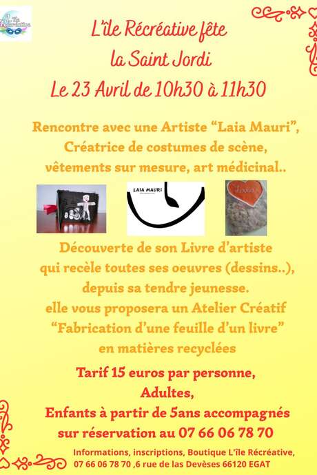 ATELIER CRÉATIF AVEC UNE ARTISTE - EGAT