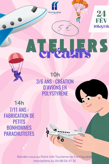 ATELIER CREATIF AEROMODELISME ET PARACHUTISME