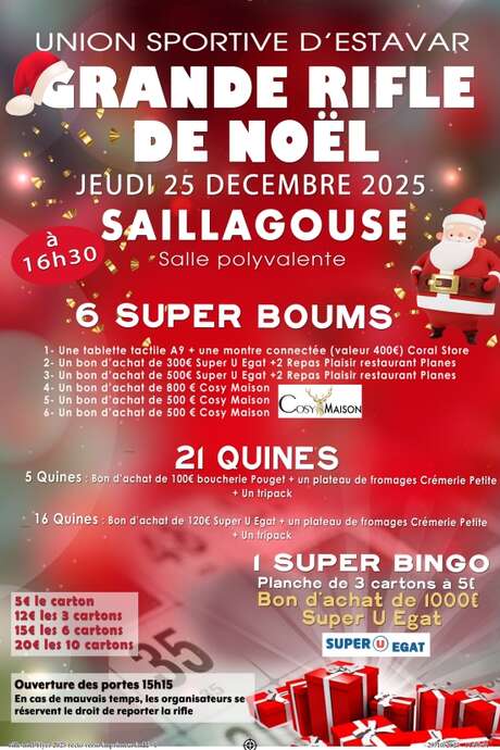 GRANDE RIFLE DE NOEL - SAILLAGOUSE
