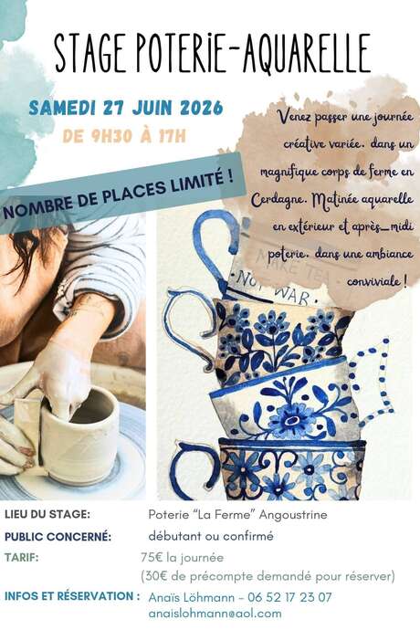 STAGE POTERIE & AQUARELLE