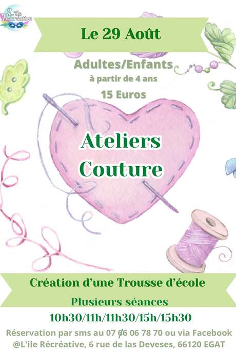 ATELIER COUTURE - L'ILE RÉCRÉATIVE