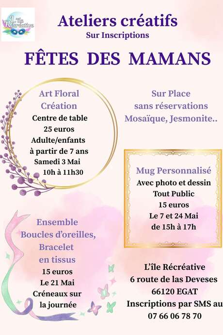 ATELIER CRÉATIF - L'ILE RÉCRÉATIVE EGAT