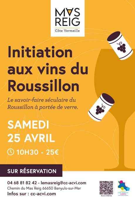 ATELIER D'INITIATION AUX VINS DU ROUSSILLON