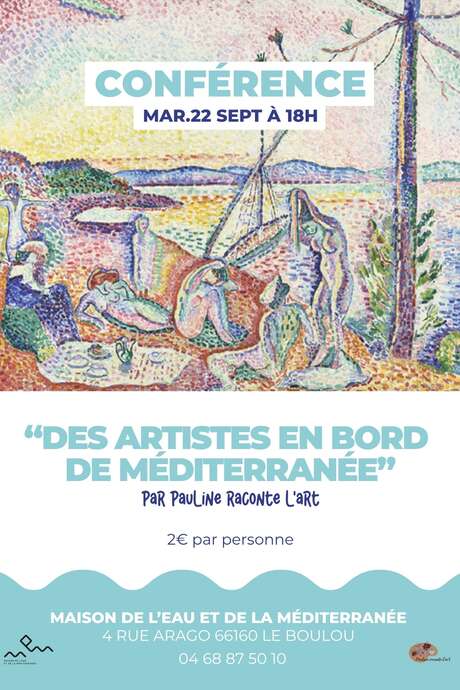 CONFÉRENCE DES ARTISTES EN BORD DE MEDITERRANÉE