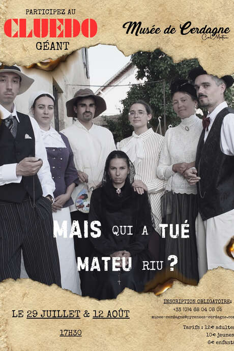 CLUEDO GÉANT - MUSÉE DE CERDAGNE