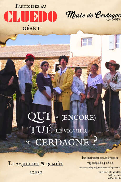 CLUEDO GÉANT - MUSÉE DE CERDAGNE
