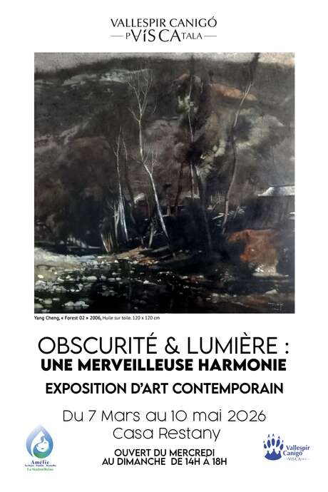 EXPOSITION D’ART CONTEMPORAIN « OBSCURITÉ ET LUMIÈRE : UNE MERVEILLEUSE HARMONIE »