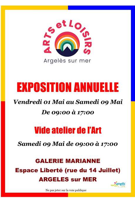 EXPOSITION ANNUELLE ARTS ET LOISIRS