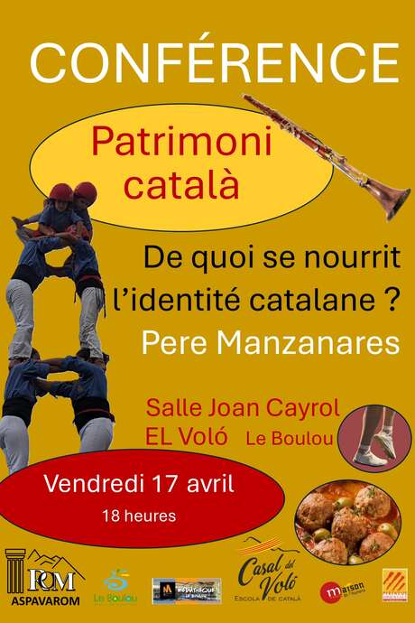 CONFÉRENCE "PATRIMONI CATALÀ" PAR PERE MANZANARES
